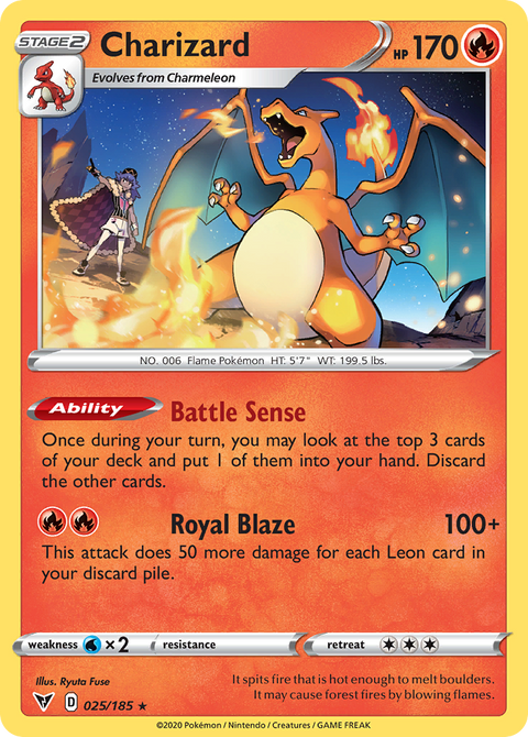Charizard - 025/185