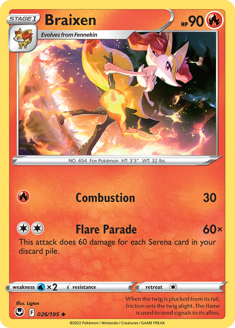 Braixen - 026/195