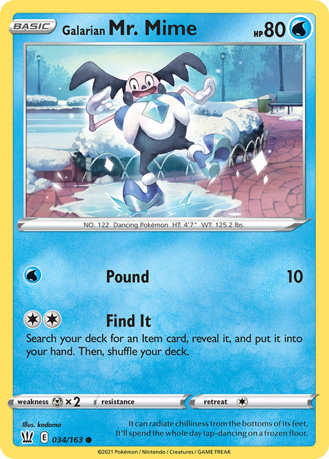 Galarian Mr. Mime - 034/163