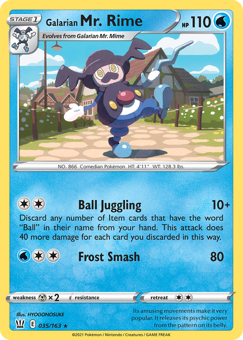 Galarian Mr. Rime - 035/163