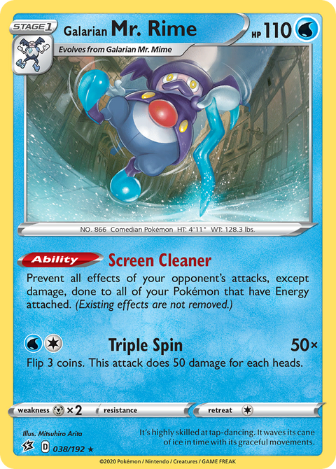 Galarian Mr. Rime - 038/192