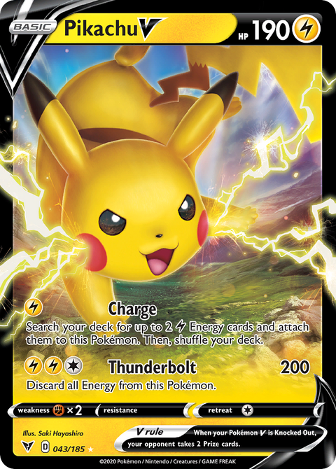 Pikachu V - 043/185