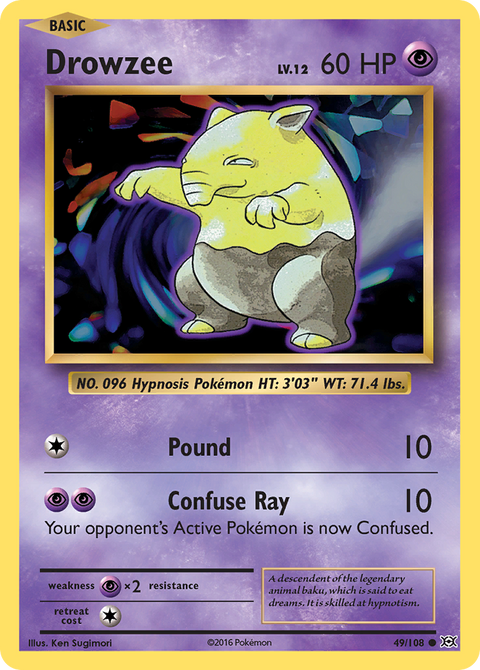 Drowzee - 49/108