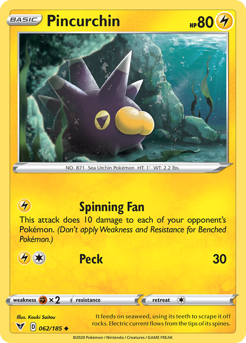 Pincurchin - 062/185