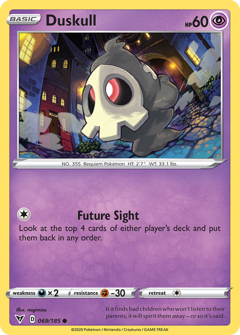 Duskull - 069/185