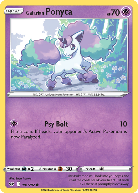 Galarian Ponyta - 081/202