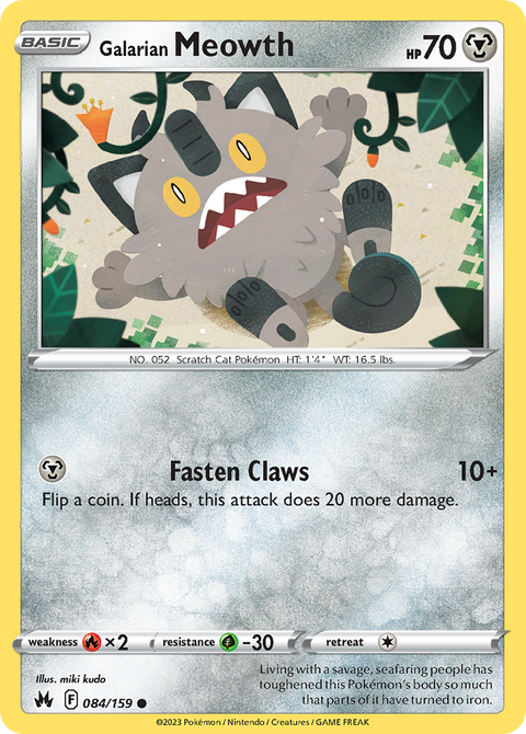 Galarian Meowth - 084/159