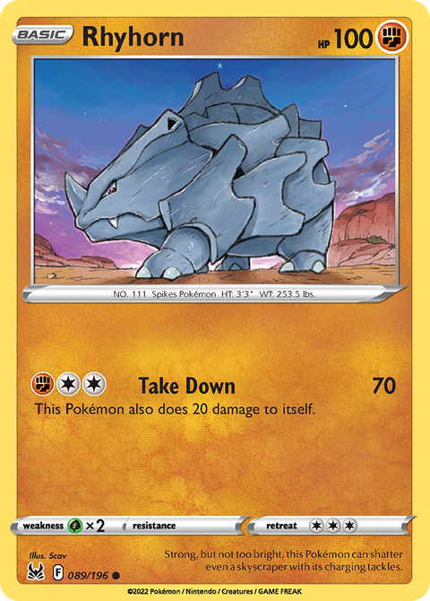 Rhyhorn - 089/196