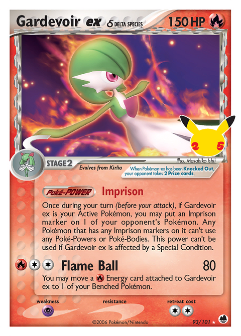 Gardevoir EX - 93/101 (Celebrations)