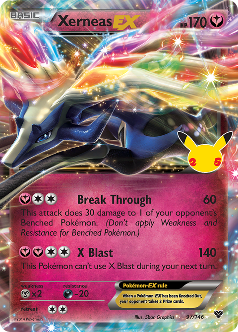 Xerneas EX - 97/146 (Celebrations)