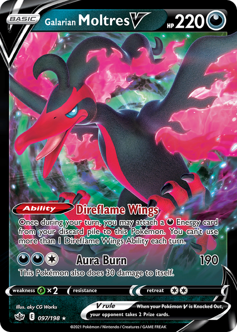 Galarian Moltres V - 097/198