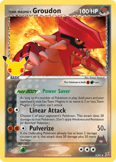 Team Magma's Groudon - 9/95 (Celebrations)