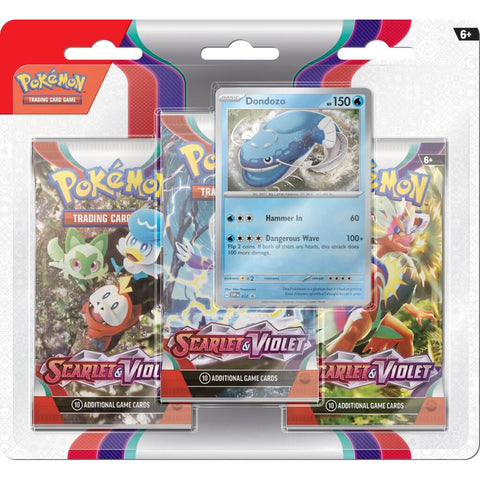 Pokemon TCG: Scarlet & Violet - Three Booster Blister