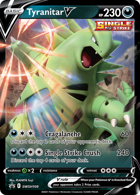 Tyranitar V - SWSH109