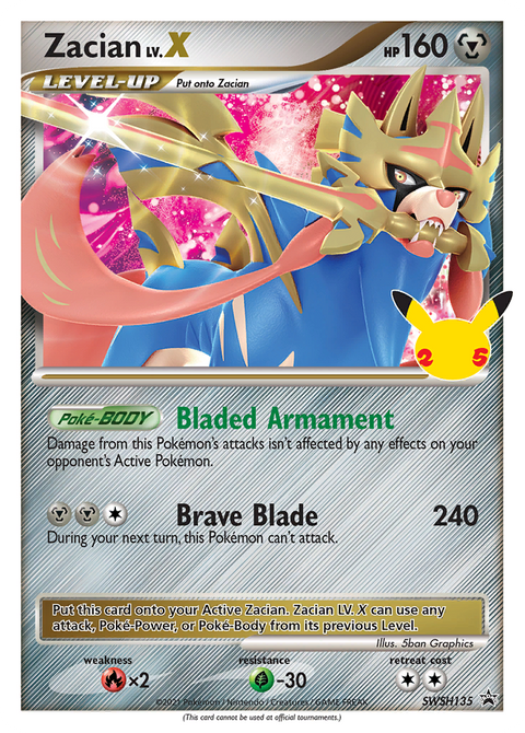 Zacian Lv. X - SWSH135