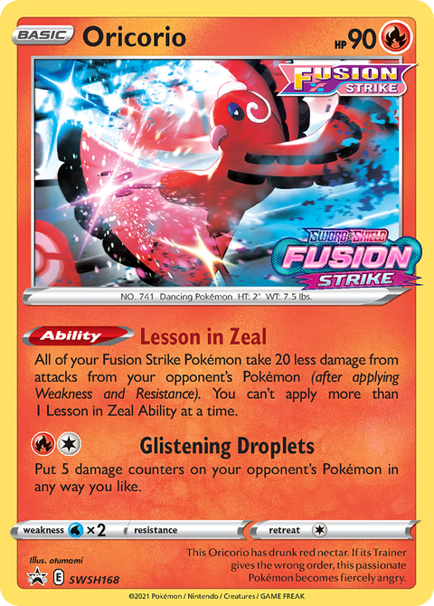 Oricorio - SWSH168