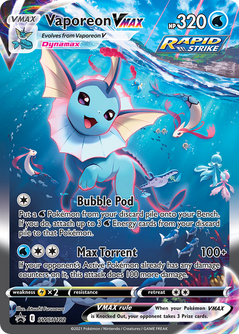 Vaporeon VMAX - SWSH182