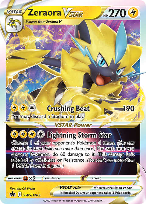 Zeraora VSTAR - SWSH265
