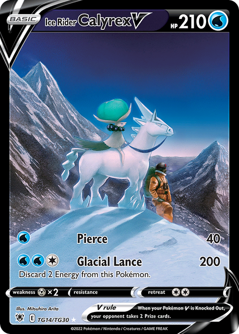 Ice Rider Calyrex V - TG14/TG30