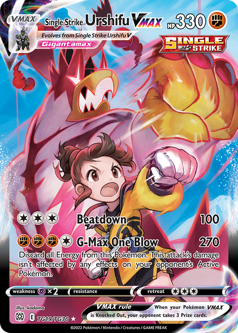 Single Strike Urshifu VMAX - TG19/TG30