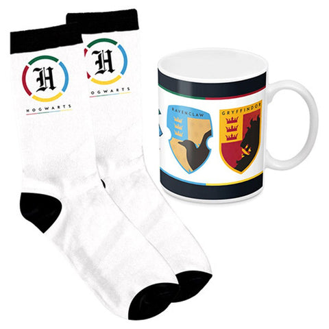 Harry Potter Ceramic Coffee Mug Cup and Jacquard Knit Socks