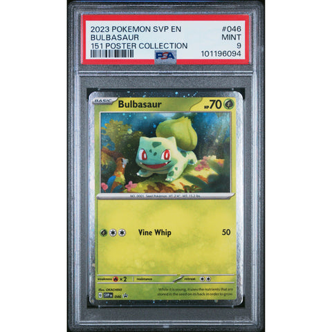 2023 POKEMON SCARLET VIOLET PROMO BULBASAUR SVP046 PSA 9