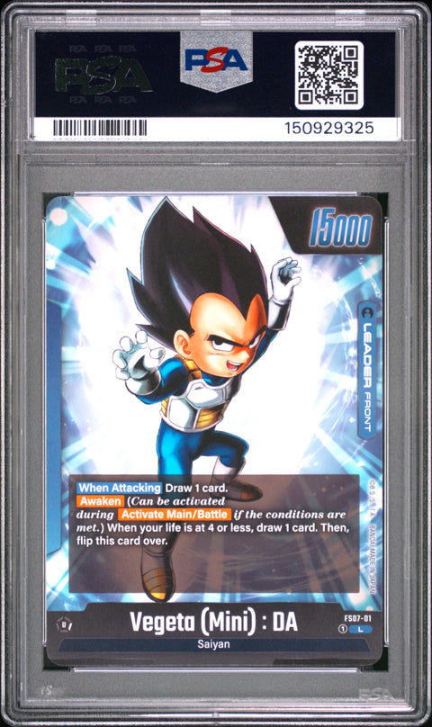 2024 DRAGON BALL VEGETA (MINI) : DA FS07-01/97 PSA 10