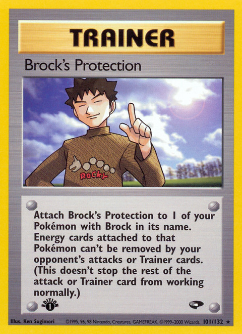 Brock's Protection - 101/132 (1st Edition)
