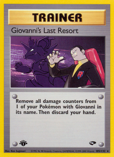 Giovanni's Last Resort - 105/132 (1st Edition)