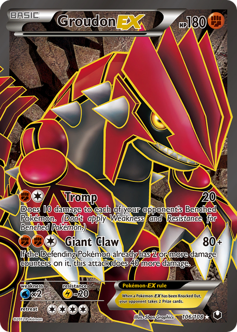 Groudon EX - 106/108