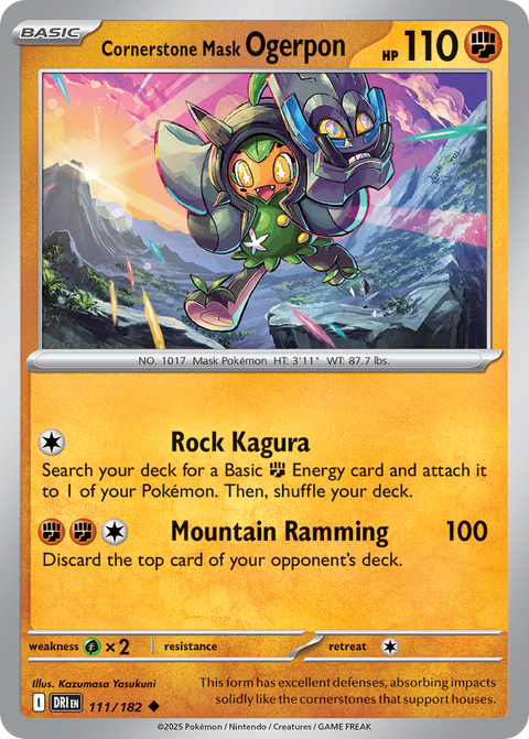 Cornerstone Mask Ogerpon - 111/182
