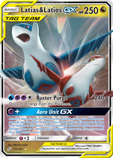 Latias & Latios Tag Team GX - 113/181