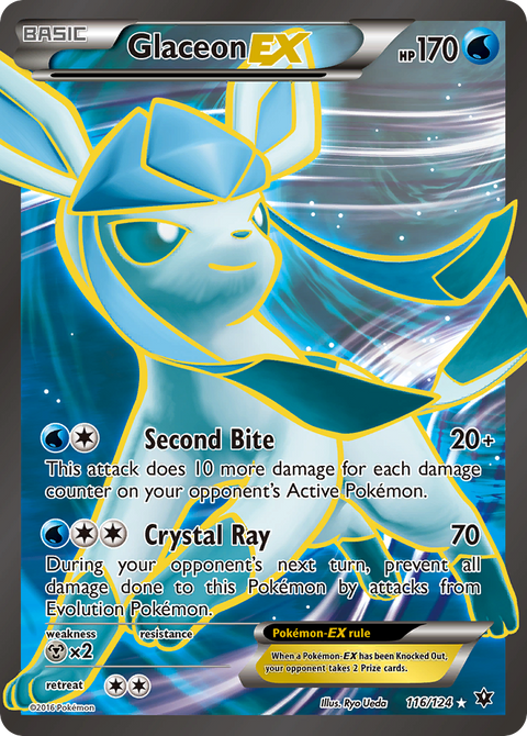 Glaceon EX - 116/124