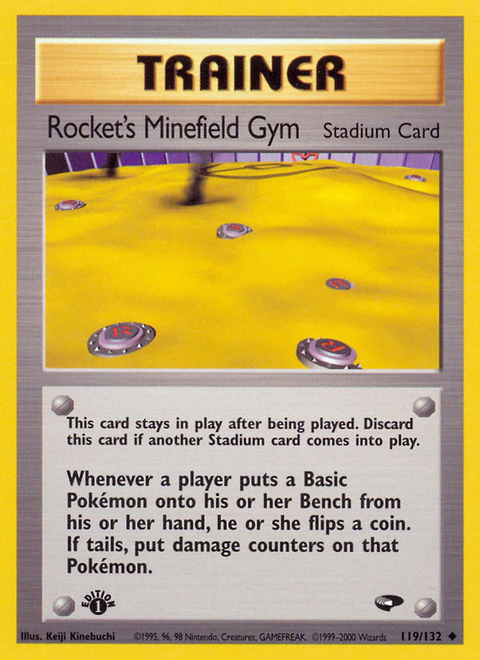 Rocket's Minefield Gym - 119/132 (1st Edition)