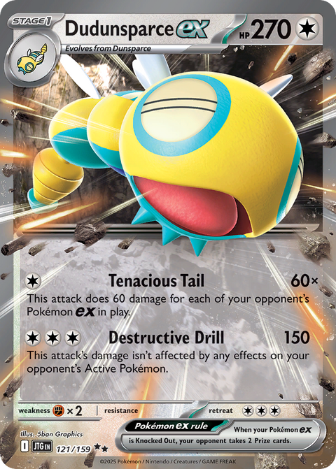 Dudunsparce EX - 121/159