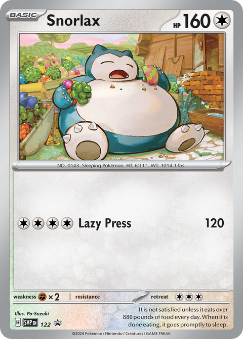 Snorlax - SVP122