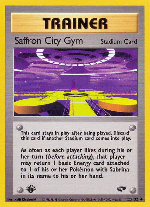 Saffron City Gym - 122/132 (1st Edition)