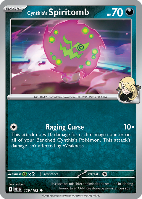 Cynthia's Spiritomb - 129/182