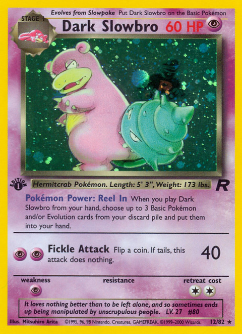 Dark Slowbro - 12/82 (1st Edition)
