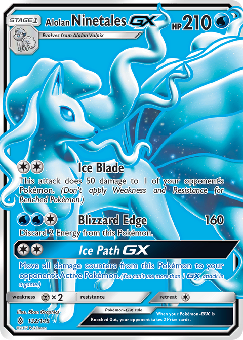 Alolan Ninetales GX - 132/145
