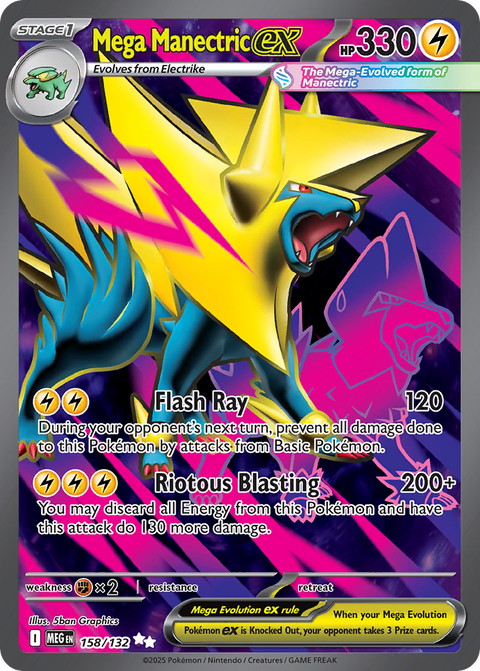Mega Manectric EX - 158/132