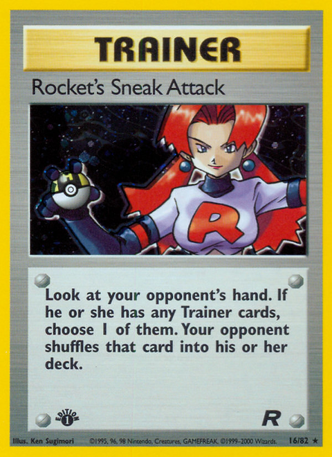 Rocket's Sneak Attack - 16/82 (1st Edition)