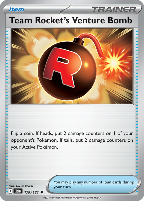 Team Rocket's Venture Bomb - 179/182