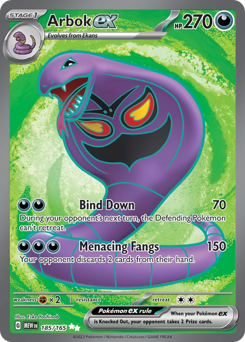 Arbok EX - 185/165