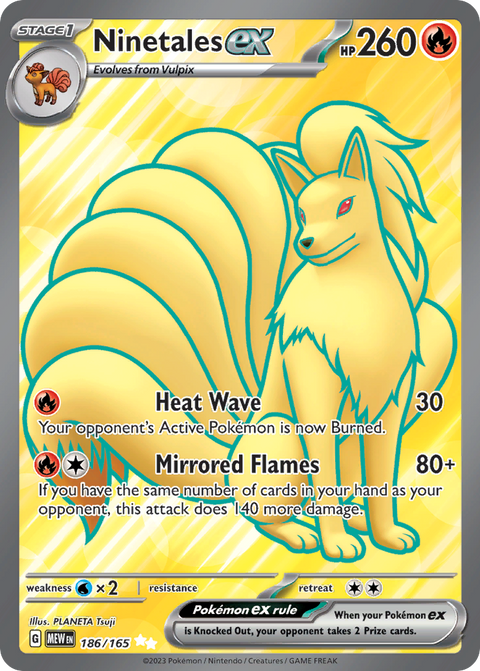 Ninetales EX - 186/165