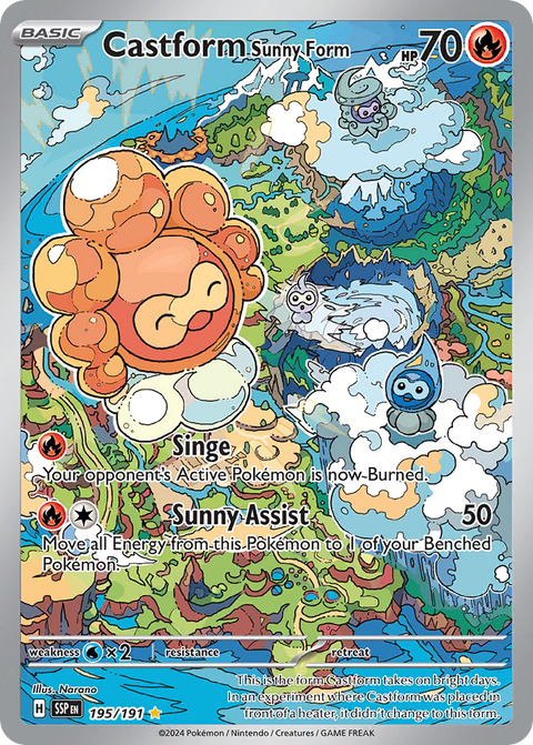 Castform Sunny Form - 195/191
