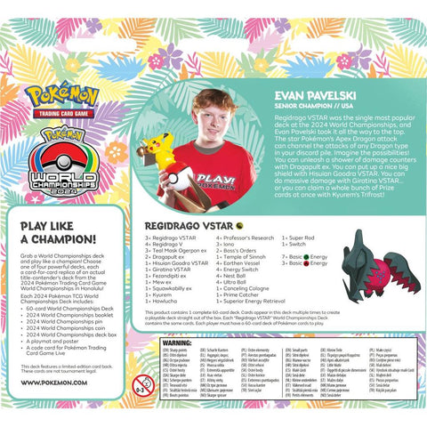 Pokemon TCG: 2024 Pokemon TCG World Championships Deck
