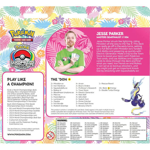 Pokemon TCG: 2024 Pokemon TCG World Championships Deck