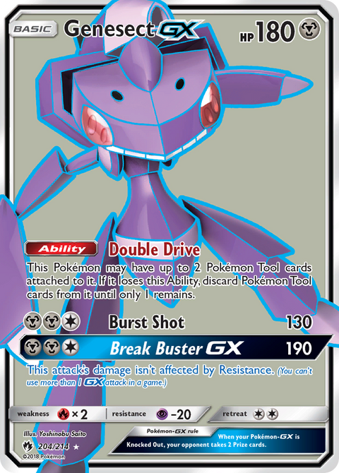 Genesect GX - 204/214