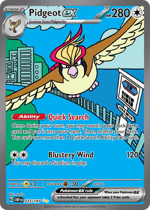 Pidgeot EX - 225/197